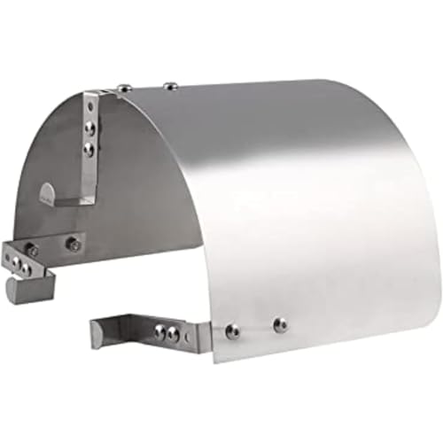 Kziazoi 汎用 エアクリーナー 遮熱板 カバー 剥き出し型エアフィルターに対応 エアクリ 鏡面仕上がり シルバー (A)