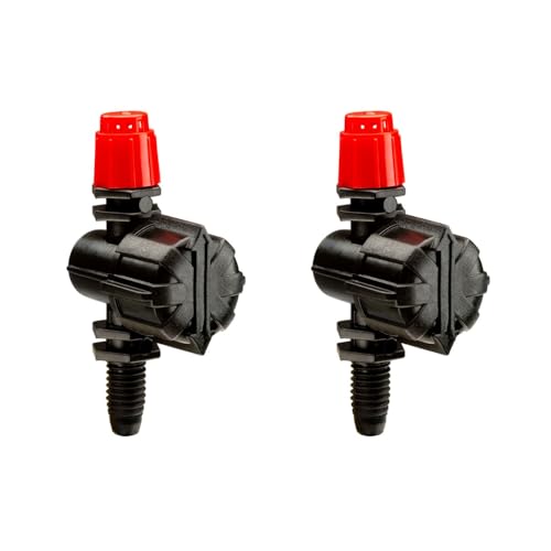 Rain Bird Msf2pks Buse d’Irrigation Micro-Spray filetée, Design Cercle Complet 360 °, Lot de 2, portée de 3,1 mètres