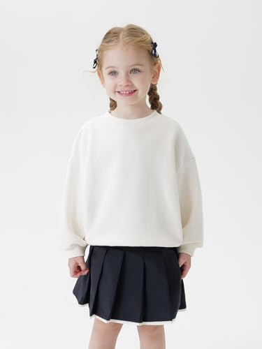 marc & janie Baby Girls Preppy Style Detachable Sailor Collar Sweatshirt Long Sleeve Loose Tops 2502194