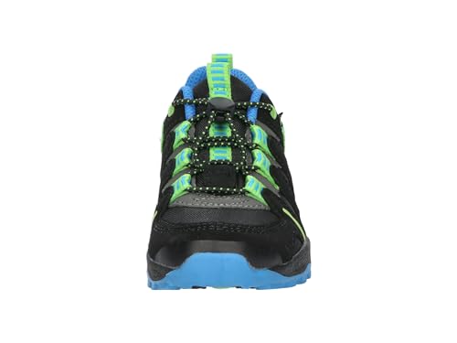 Lico Unisex Kinder Fremont Trekkingsschuhe, Schwarz Blau Lemon, 41 EU