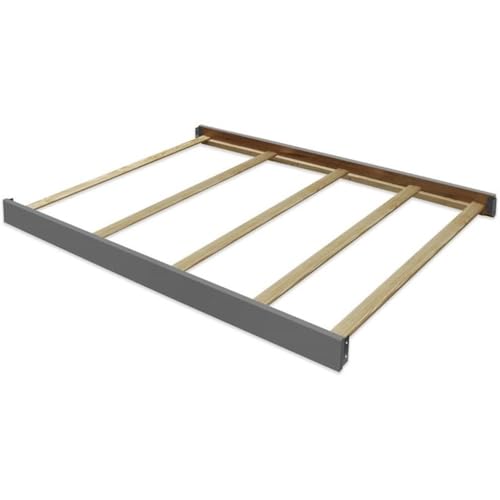 Image of Sorelle Furniture Toddler Rails and Full-Size Bed Adult Rails, Sorelle Wood Bed Rail & Crib Conversion Kit, Converts Sorelle Furniture Crib to Toddler Bed and Full-Size Bed, # 221 - Gray