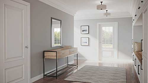 Image of Progress Lighting P3712-09 Inspire Two-Light Semi-Flush, Brushed Nickel