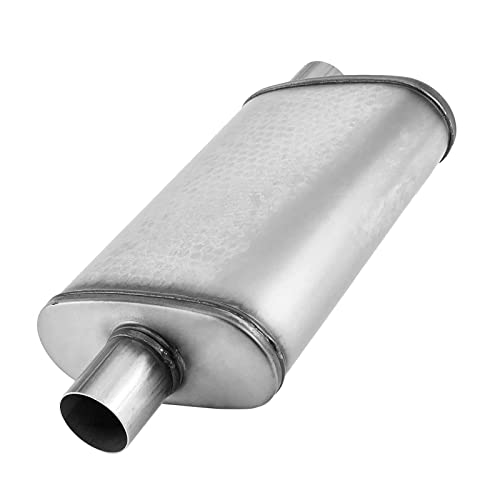 Tectruc FH1225C Muffler Deeptone 2.25 Inch Universal Exhaust Muffler,2.25 Inch Muffler Straight-Through Performance Race Resonator thumb #6