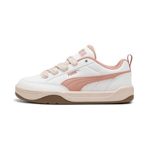 Puma Unisex Adults Park Lifestyle Sneaker, Puma White-DEEVA Peach-Island PINK, 46 EU – Ansicht 1