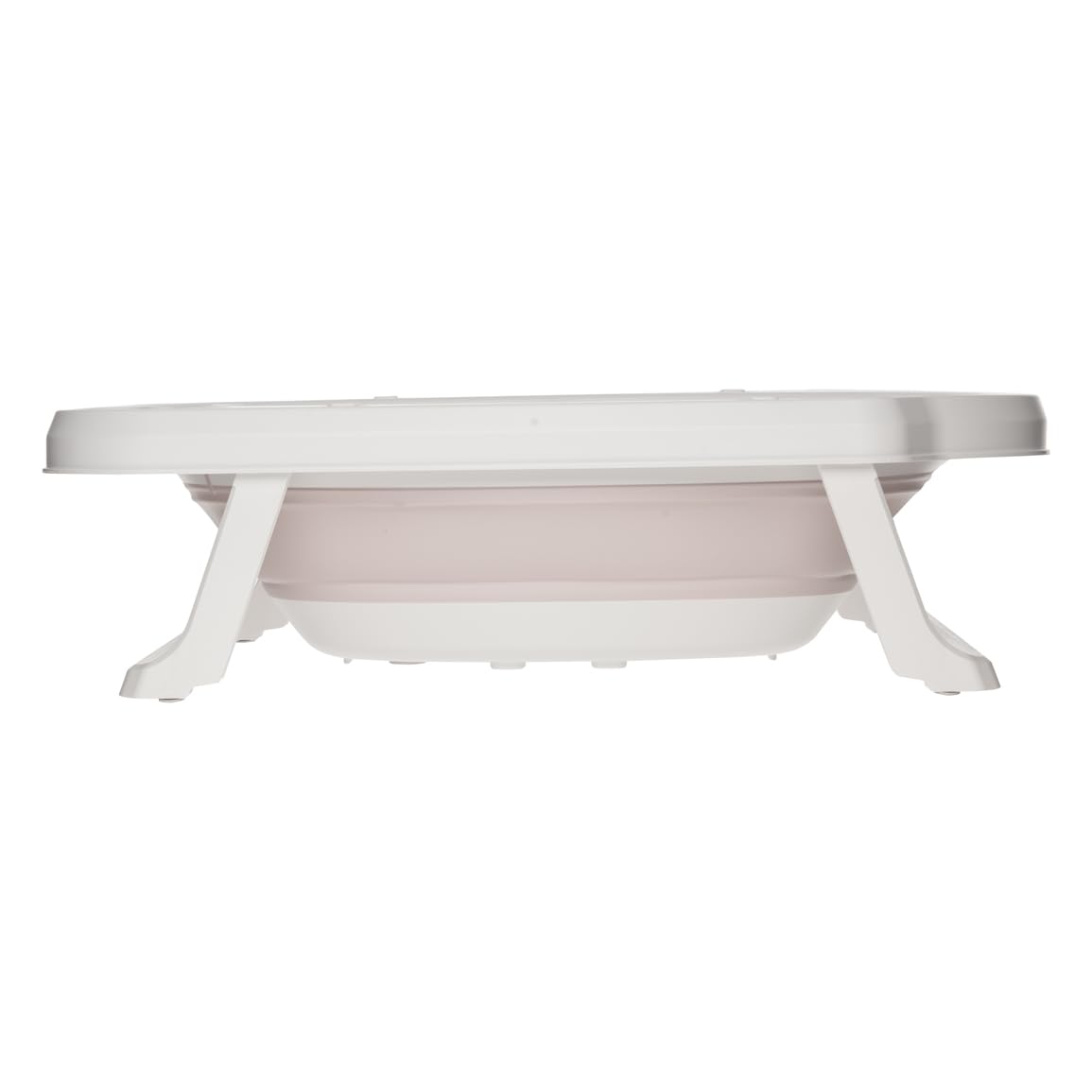 keeeper Faltbare Babywanne mit Stöpsel, Ab 0 bis ca. 12 Monate, 33 l, 48 x 82 x 23,5 cm, Maja, Pink (Nordic Pink)