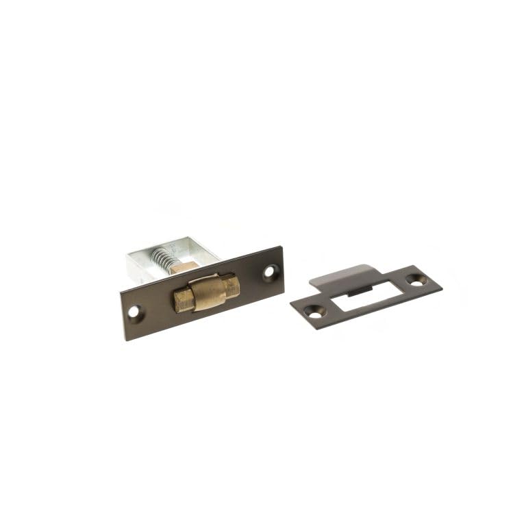Kooples Hardware Atlantic Adjustable Architectural Heavy Duty Roller Catch for Doors and Cabinets (Urban Dark Bronze)