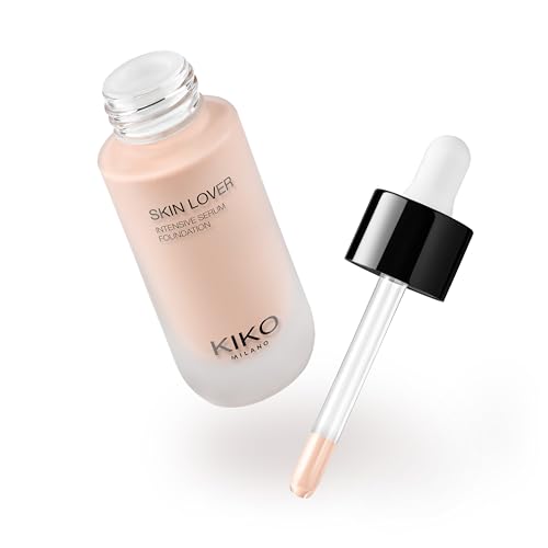 KIKO Milano Skin Lover Intensive Serum Foundation 1CR, Feuchtigkeitsspendende Serum-Foundation Mit Langem Halt