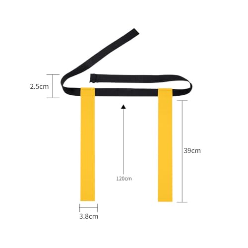 Hsthe Sea Football Kit Flags and Belt, Flag Football Belts, PVC Football Waist Belt 2 Flags Release Buckle for Youth and Adult Training Devices