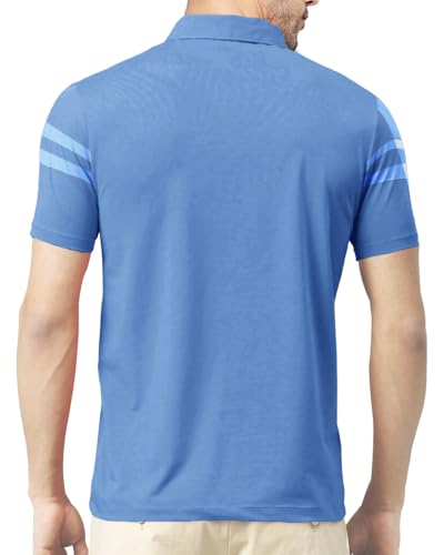 Image of Noble Monk Men's Regular Fit Polo T Shirt |Half Sleeves |Collar Tshirts T Shirt | Casual Tshirt