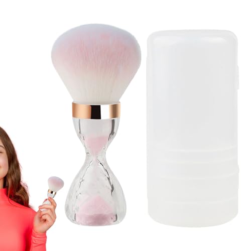 Opdestn Brocha Para Maquillaje Facial | Brocha Para Base | Diseño De Mango Ergonómico Portátil Para Aplicación De Maquillaje En Cara Cuello Brazos Espalda