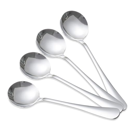 4 Piece Soup Spoon Dessert Spoon Coffee Spoon Serving Spoons
