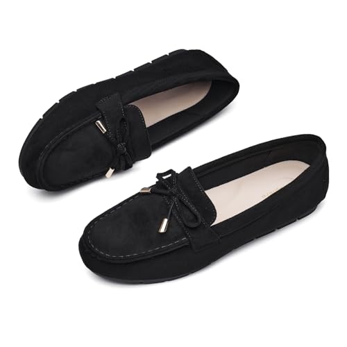 Image of Vespiero Loafers for Women Slip On Flats Comfortable Business Dressy Casual Non Slip Work Walking Office Loafers Shoes