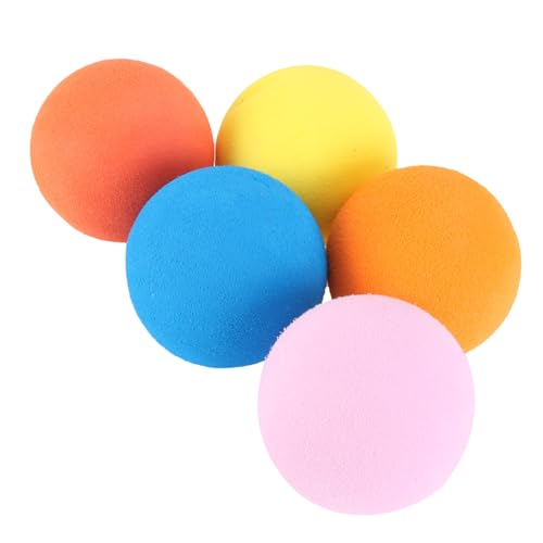KOMBIUDA 5Pcs Soft Golf Practice Balls Indoor Training Balls for Beginners for Pets Elastic Design for Use Great Golf Accessories