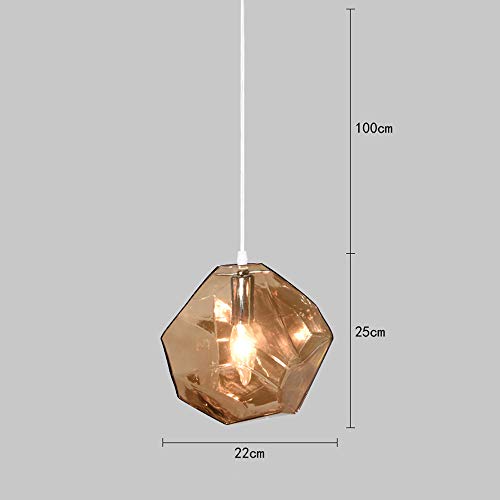 Lustre en verre contre la lumière agressive pour salle à manger - 2