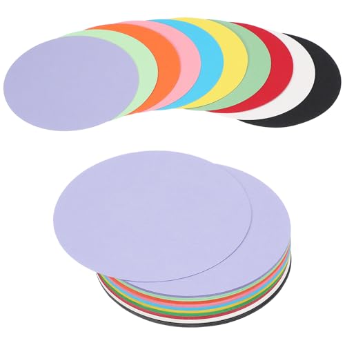 Carton circulaire 4 pouces PATIKIL pour sous-verres et projets DIY créatifs