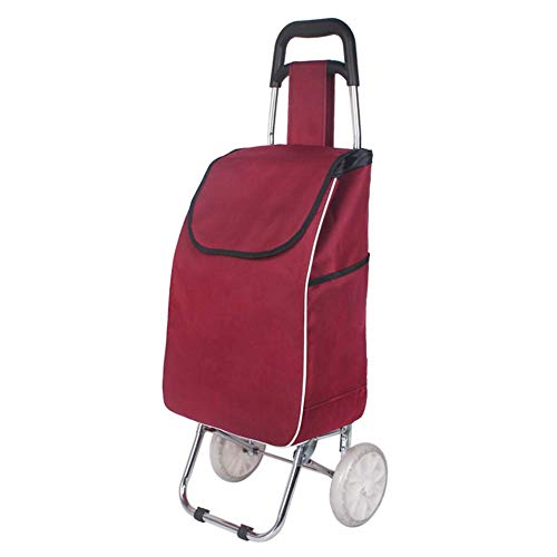 Carrito portátil multifuncional plegable con ruedas de PU miniatura 1