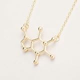Goddesslili Necklaces for Women, Creative Chemical Molecule Structure Pendant Vintage Retro Wedding Engagement Anniversary Jewelry Gift Neck Chain 2019 New Silver Gold