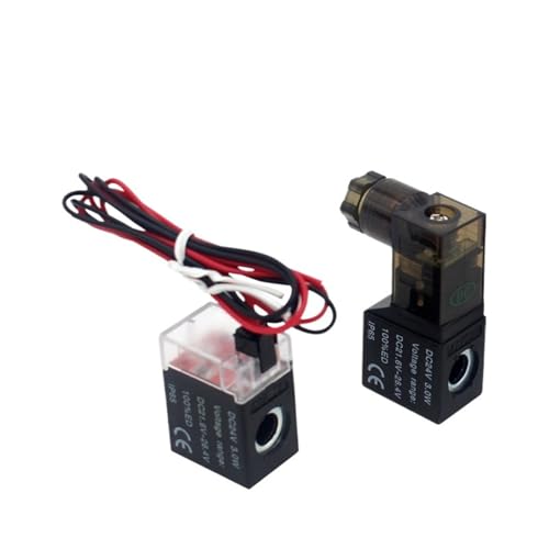 Bobine solénoïde de vanne 4V210-08 et 3V210-08 en version 24VDC vert herbe - 6