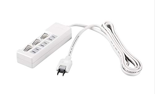 BUFFALO マルチタップ 2m 2ピン・3ピン対応