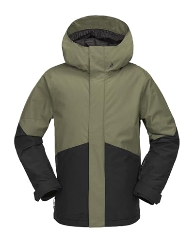 Volcom Boys' Vernon Insulated Snowboard Winter Jacket, Ivy S5