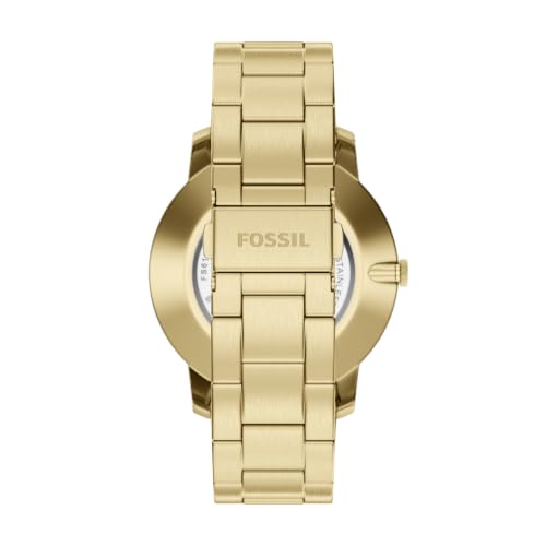 Image of Fossil Men's Minimalist Quartz Stainless Steel Three-Hand Watch for Men