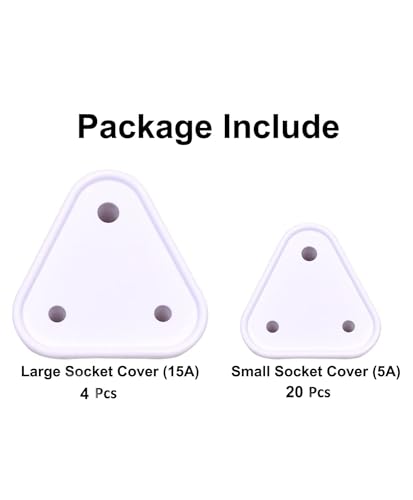 Image of KBS Baby Safety Electric Switch Board Dummy Socket Plug Cover Guards Kids Protection Proofing White Baby Safety Products (KBS-DUMMY-PLUG-24)