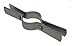 Channel Riser Clamp, 3 In, Black