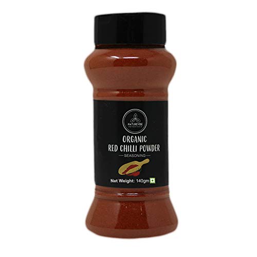 Naturevibe Botanicals Organic Red Chilli Powder,4.97 ounces | Capsicum annuum | Non GMO &amp; Gluten Free | Adds Flavor and Spice…