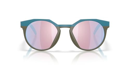 Image of Oakley Sunglasses for Men - OO9242 HSTN Low-Bridge, Round Sunglasses PRIZM Lenses
