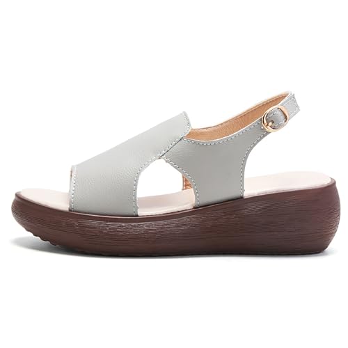 Women's Sandals Summer Beach Platform Wedge Sandals Comfortable Daily Commuting Work Shoes