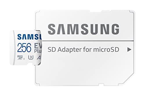 image for SAMSUNG EVO Plus Micro SD Memory Card + Adapter, 256GB microSDXC, Up t