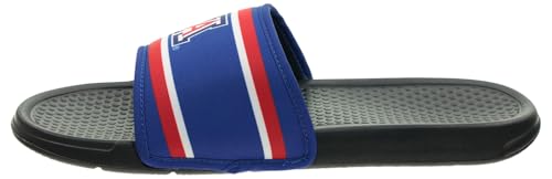 Image of FOCO NCAA Printed Team Logo and Color Stripes Comfortable Slide Sandals