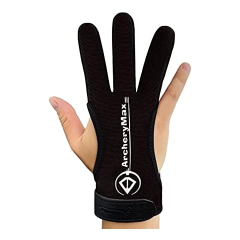 ArcheryMax Schießhandschuh 3 Finger Bogenschießen Handschuhe für Kinder/Jugend/Erwachsnen Cover