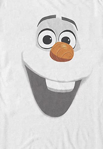 Disney Men's Frozen Olaf Face T-Shirt2