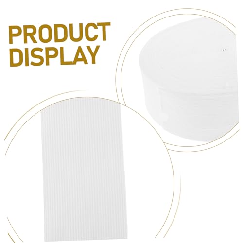 Bande élastique blanche épaisse et extensible Uonlytech pour travaux de couture robustes - 4