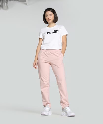 Image of Puma Women Cotton Letter Print Regular Fit Tees