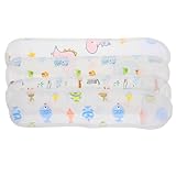 VICASKY Baumwoll Bauchbänder für Babys 4 Stück Weiche und Atmungsaktive Nabelschutz Bauchbinde mit Süßen Cartoon Motiven Schützt vor Kälte für Neugeborene und Säuglinge