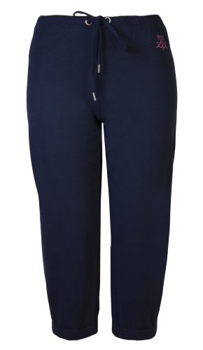 Brody & Co. pantalones de danza 3/4 recortados para mujer, Mujer, color azul marino, tamaño XS