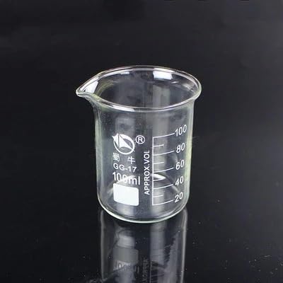 Becher in vetro borosilicato GG-17 da 5 ml a 3000 ml, resistente alle alte temperature, attrezzatura da laboratorio, articoli in vetro, materiale scolastico(10mL 10 pieces)