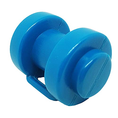 Keweni Lot de 8 Trampoline Embout de Poteau pour Les Piquets de Filet du Trampoline Ø 25 MM, Particulièrement Robustes, Résistants aux Intempéries Embouts, Filet de Sécurité Pièce de Rechange (Bleu-) Cover