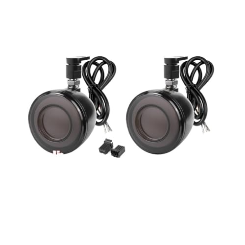 Clignotants LED pour moto clignotants en métal blanc ambré Dyna Softail Sportster
