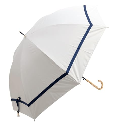 Ogawa Parasol, Long Umbrella, Women's, Japanese Umbrella Brand, Full Light Blocking, Heat Blocking, UV Protection, Over 99.9%, Large, Windproof, Z-Rib, Durable, Jumping Type, 23.6 inches (60 cm), 8