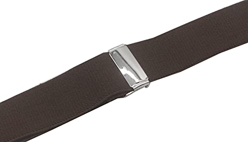 Image of Mens Suspenders with 3 Swivel Hooks Belt Loops 1.4 Inch Wide Heavy Duty Adjustable Braces
