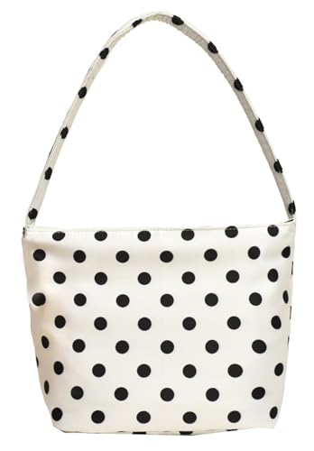Bolso Tote pequeño con lunares para mujer miniatura 1