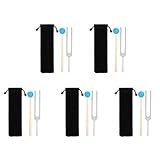 Uikdjgu 5X 432 Hz Diapasón Instrumentos Curativos con Sonido Clínico Nervioso/Sensorial para una Curación Estrés de Instrumentos Musicales