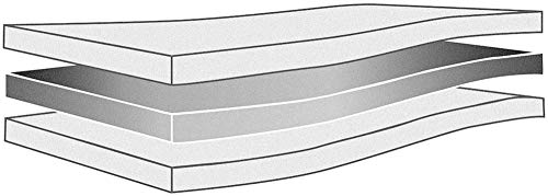 Dormisette Q60 Wasserdichte Matratzenauflage, 160/200 cm, Baumwolle/Reinweiß