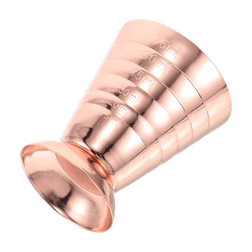 lurrose 量酒器 ステンレス製 シングルヘッド計量カップ 精密メジャーカップ バーテンダー用 バー パブ 自宅向け お酒やウイスキーの正確測