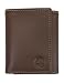 Timberland Mens Leather Trifold Wallet With ID Window, Brown (Hunter), One Size