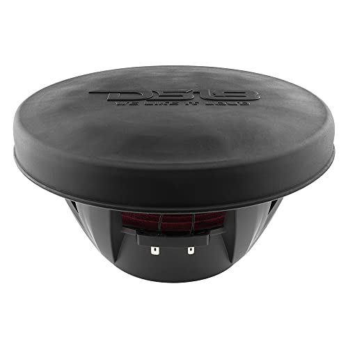 Image of DS18 Hydro CS-10 /BK 10 inch Silicone Marine Speaker Cover - Water, Dust and UV Rays Protection - Compatible with Tower Speakers - Great Durability - Special Edition (Pair)