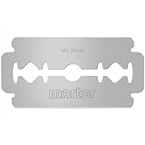 MARTOR 10 x INDUSTRIEKLINGE, Ersatzklingen Cuttermesser, Sicherheitsmesser, 22 mm, Scharf, Im Spender, 2-fach Nutzbar, NR. 35010